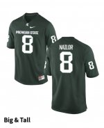 Men's Michigan State Spartans NCAA #9 Jalen Nailor Green Authentic Nike Big & Tall Stitched College Football Jersey TJ32W41DI